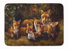 Load image into Gallery viewer, Fox Family Foxes by Daphne Baxter Machine Washable Memory Foam Mat BDBA0090RUG