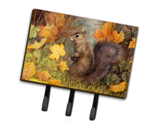 Load image into Gallery viewer, Grey Squirrel in Fall Leaves Leash or Key Holder BDBA0097TH68