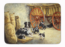 Load image into Gallery viewer, Border Collie Dog Litter Machine Washable Memory Foam Mat BDBA0118RUG
