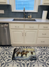 Load image into Gallery viewer, Horses in Snow by Daphne Baxter Machine Washable Memory Foam Mat BDBA0122RUG