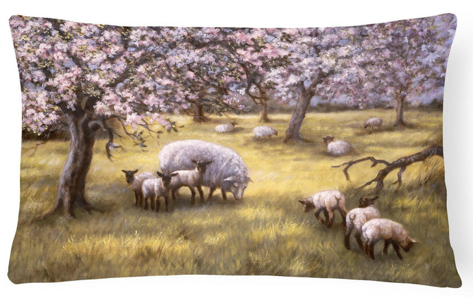 Sheep by Daphne Baxter Fabric Decorative Pillow BDBA0133PW1216