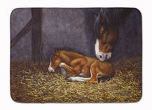 Load image into Gallery viewer, Horse and Her Foal Machine Washable Memory Foam Mat BDBA0207RUG