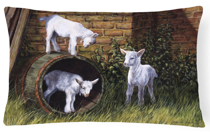 Goats by Daphne Baxter Fabric Decorative Pillow BDBA0232PW1216