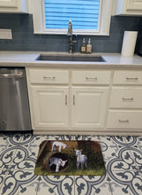 Load image into Gallery viewer, Goats by Daphne Baxter Machine Washable Memory Foam Mat BDBA0232RUG