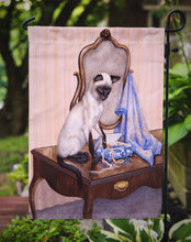 Load image into Gallery viewer, On The Dresser Siamese cat Garden Flag – Decorative Outdoor Yard Flag BDBA0242GF