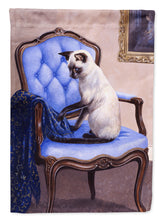 Load image into Gallery viewer, On The Chair Siamese cat Garden Flag – Decorative Outdoor Yard Flag BDBA0273GF