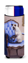 Load image into Gallery viewer, On The Chair Siamese cat Slim Can Hugger – Fun &amp; Functional Drink Coolers BDBA0273MUK