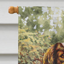 Load image into Gallery viewer, Springer Spaniels by Daphne Baxter Flag Canvas House Size BDBA0288CHF