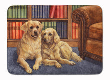 Load image into Gallery viewer, Golden Retrievers in the Library Machine Washable Memory Foam Mat BDBA0289RUG