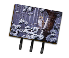 Load image into Gallery viewer, Owl on a Tree Branch in the Snow Leash or Key Holder BDBA0303TH68