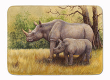 Load image into Gallery viewer, Rhinoceros by Daphne Baxter Machine Washable Memory Foam Mat BDBA0306RUG