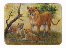 Load image into Gallery viewer, Lion and Cubs by Daphne Baxter Machine Washable Memory Foam Mat BDBA0307RUG