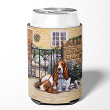 Load image into Gallery viewer, Basset Hound at the gate Can or Bottle Hugger BDBA0312CC