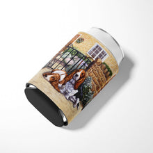 Load image into Gallery viewer, Basset Hound at the gate Can or Bottle Hugger BDBA0312CC