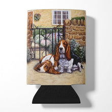 Load image into Gallery viewer, Basset Hound at the gate Can or Bottle Hugger BDBA0312CC