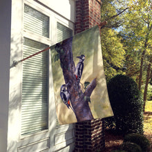 Load image into Gallery viewer, Woodpeckers by Daphne Baxter Flag Canvas House Size BDBA0335CHF