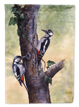Load image into Gallery viewer, Woodpeckers by Daphne Baxter Garden Flag – Decorative Outdoor Yard Flag BDBA0335GF