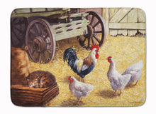 Load image into Gallery viewer, Rooster and Hens Chickens in the Barn Machine Washable Memory Foam Mat BDBA0339RUG