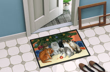 Load image into Gallery viewer, Cats under the Christmas Tree Doormat - 24x36 Decorative Floor Mat – Indoor/Outdoor Rug with Artistic Flair BDBA0345JMAT