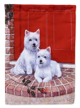 Load image into Gallery viewer, Red Door Westies Flag Canvas House Size BDBA0348CHF