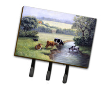 Load image into Gallery viewer, Cows Drinking at the Creek Bank Leash or Key Holder BDBA0350TH68