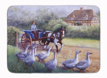 Load image into Gallery viewer, Geese Crossing before the Horse Machine Washable Memory Foam Mat BDBA0351RUG