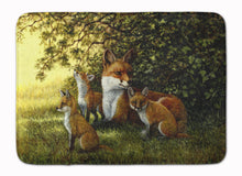 Load image into Gallery viewer, Foxes Resitng under the Tree Machine Washable Memory Foam Mat BDBA0382RUG