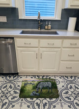 Load image into Gallery viewer, Zebras in the Field with Baby Machine Washable Memory Foam Mat BDBA0385RUG