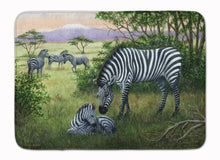 Load image into Gallery viewer, Zebras in the Field with Baby Machine Washable Memory Foam Mat BDBA0385RUG