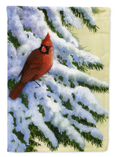 Load image into Gallery viewer, Red Cardinal by Daphne Baxter Flag Canvas House Size BDBA0415CHF