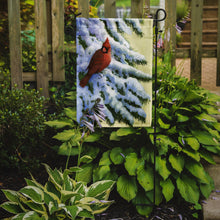 Load image into Gallery viewer, Red Cardinal by Daphne Baxter Garden Flag – Decorative Outdoor Yard Flag BDBA0415GF