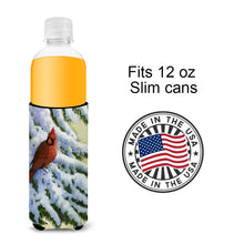 Load image into Gallery viewer, Red Cardinal by Daphne Baxter Slim Can Hugger – Fun &amp; Functional Drink Coolers BDBA0415MUK