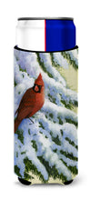 Load image into Gallery viewer, Red Cardinal by Daphne Baxter Slim Can Hugger – Fun &amp; Functional Drink Coolers BDBA0415MUK