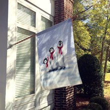 Load image into Gallery viewer, Penguins by Daphne Baxter Flag Canvas House Size BDBA0419CHF