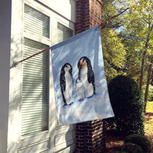 Load image into Gallery viewer, Penguin Family by Daphne Baxter Flag Canvas House Size BDBA0427CHF