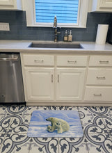 Load image into Gallery viewer, Polar Bears by Daphne Baxter Machine Washable Memory Foam Mat BDBA0428RUG