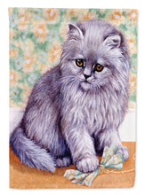 Load image into Gallery viewer, Grey Cat by Daphne Baxter Flag Canvas House Size BDBA254ACHF