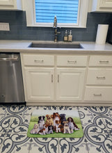 Load image into Gallery viewer, Springtime Dogs Machine Washable Memory Foam Mat BDBA316BRUG