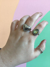 Load image into Gallery viewer, Chunky Titanium Adjustable Heart Ring