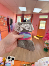 Load image into Gallery viewer, Lace Ruffle Crew Socks