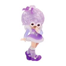 Load image into Gallery viewer, Shy Violet Brooch Rainbow Brite x Erstwilder