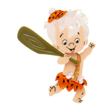 Load image into Gallery viewer, Bamm-Bamm Rubble Brooch by Erstwilder