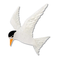 Load image into Gallery viewer, New Zealand Fairy Tern Brooch by Erstwilder