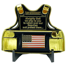 Load image into Gallery viewer, DL12-09 Sheriff Deputy Body Armor Police Officer Police Department Sheriff's Office Challenge Coin