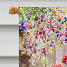 Load image into Gallery viewer, Watering Can Flowers Flag Canvas House Size BMBO0303CHF