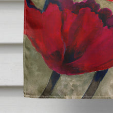 Load image into Gallery viewer, Red Tulip by Maureen Bonfield Flag Canvas House Size BMBO0734CHF