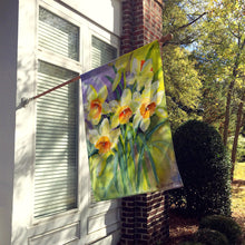 Load image into Gallery viewer, Daffodils by Maureen Bonfield Flag Canvas House Size BMBO0880CHF