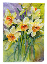 Load image into Gallery viewer, Daffodils by Maureen Bonfield Flag Canvas House Size BMBO0880CHF