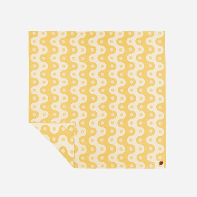 Botanical Waves Oversized Beach Blanket