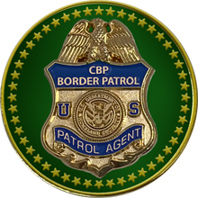 Load image into Gallery viewer, BFP-008 Border Patrol Agent CBP Honor First Lapel Pin cloisonné with dual pin posts BPA